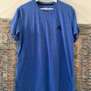 Adidas Blue short GUC soft T-shirt